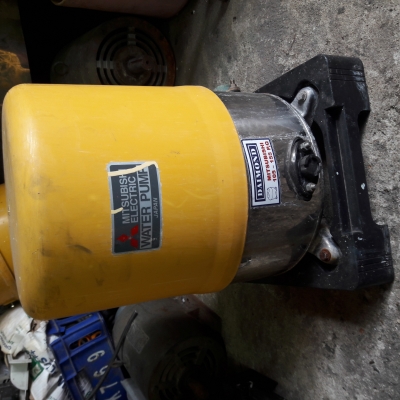 ขาย !! ปั้มน้ำถังอัตโนมัติ.มิตซู.ขนาด150w.ถังเลต.พร้อมใช้งาน