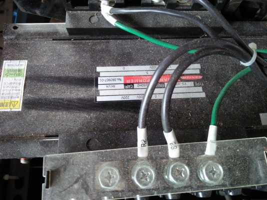 หม้อแปลงขนาด1kvaกับ4kvaเข้า220vออก110v/100v