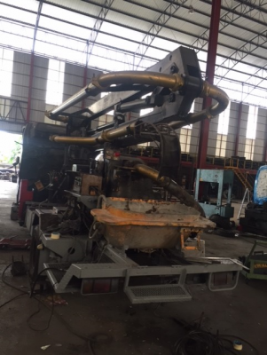 ขายปั๊มคอนกรีตส่งปูนมือสองเก่าญี่ปุ่นTADANOพร้อมอุปกรณ์ครบชุด