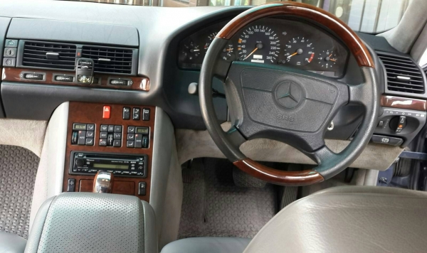 BENZ-W140-600SEL -V12 ปี1992 สีน้ำเงิน