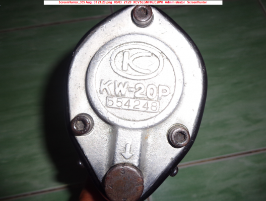 ขายบล็อกลม KUKENรุ่นKW-20P 3/4นิ้วหรือ 6 หุน ญี่ปุ่น