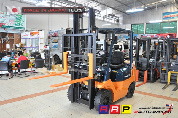 ขายรถโฟล์คลิฟท์มือสอง TOYOTA รุ่น 7FG18-12045 นำเข้าจากประเทศญี่ปุ่น 100\% ไม่เคยใช้งานในไทย ขายรถโฟล์คลิฟท์มือสอง TOYOTA รุ่น 7FG18-12045 นำเข้าจากประเทศญี่ปุ่น 100\% ไม่เคยใช้งานในไทย