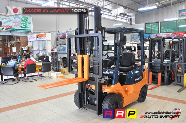 ขายรถโฟล์คลิฟท์มือสอง TOYOTA รุ่น 7FG18-12045 นำเข้าจากประเทศญี่ปุ่น 100\% ไม่เคยใช้งานในไทย ขายรถโฟล์คลิฟท์มือสอง TOYOTA รุ่น 7FG18-12045 นำเข้าจากประเทศญี่ปุ่น 100\% ไม่เคยใช้งานในไทย