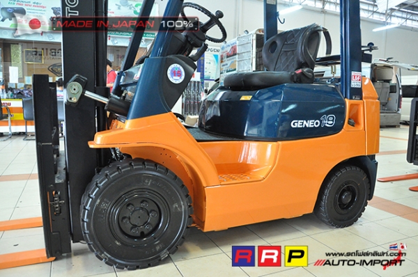 ขายรถโฟล์คลิฟท์มือสอง TOYOTA รุ่น 7FG18-12045 นำเข้าจากประเทศญี่ปุ่น 100\% ไม่เคยใช้งานในไทย ขายรถโฟล์คลิฟท์มือสอง TOYOTA รุ่น 7FG18-12045 นำเข้าจากประเทศญี่ปุ่น 100\% ไม่เคยใช้งานในไทย