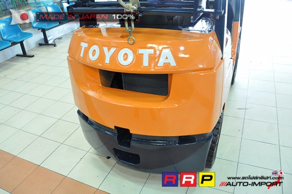 ขายรถโฟล์คลิฟท์มือสอง TOYOTA รุ่น 7FG18-12045 นำเข้าจากประเทศญี่ปุ่น 100\% ไม่เคยใช้งานในไทย ขายรถโฟล์คลิฟท์มือสอง TOYOTA รุ่น 7FG18-12045 นำเข้าจากประเทศญี่ปุ่น 100\% ไม่เคยใช้งานในไทย