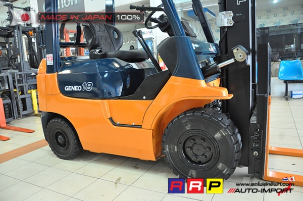 ขายรถโฟล์คลิฟท์มือสอง TOYOTA รุ่น 7FG18-12045 นำเข้าจากประเทศญี่ปุ่น 100\% ไม่เคยใช้งานในไทย ขายรถโฟล์คลิฟท์มือสอง TOYOTA รุ่น 7FG18-12045 นำเข้าจากประเทศญี่ปุ่น 100\% ไม่เคยใช้งานในไทย