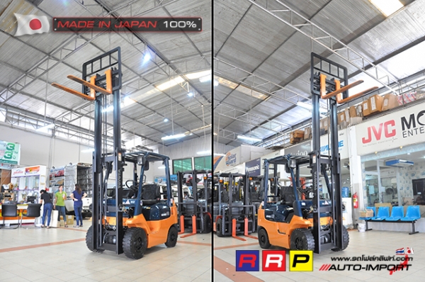 ขายรถโฟล์คลิฟท์มือสอง TOYOTA รุ่น 7FG18-12045 นำเข้าจากประเทศญี่ปุ่น 100\% ไม่เคยใช้งานในไทย ขายรถโฟล์คลิฟท์มือสอง TOYOTA รุ่น 7FG18-12045 นำเข้าจากประเทศญี่ปุ่น 100\% ไม่เคยใช้งานในไทย