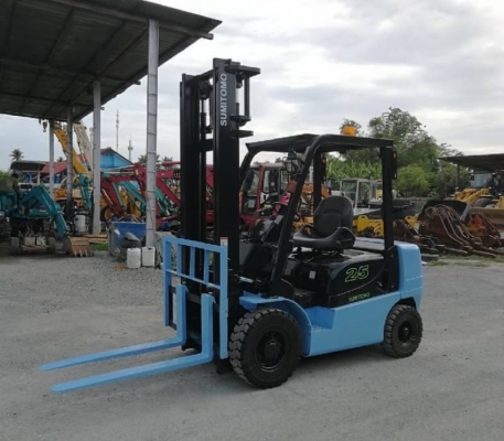 ขาย รถโฟคลิฟท์ SUMITOMO 2.5ตัน ดีเซล เสา 4เมตร นำเข้าจากญี่ปุ่น โทร.090-986-2521 อ๊อบ