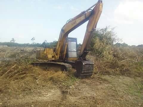 ขายรถแบคโฮ CAT E120B เอกสารอินวอย ราคา 520000