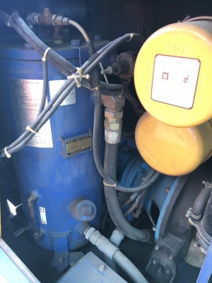 DENYO DPS-180SS2 (มีล้อ): 180CFM 7บาร์ เครื่องปั๊มลม นำเข้าจากญี่ปุ่น โทร. 080-6565422 (หนิง)