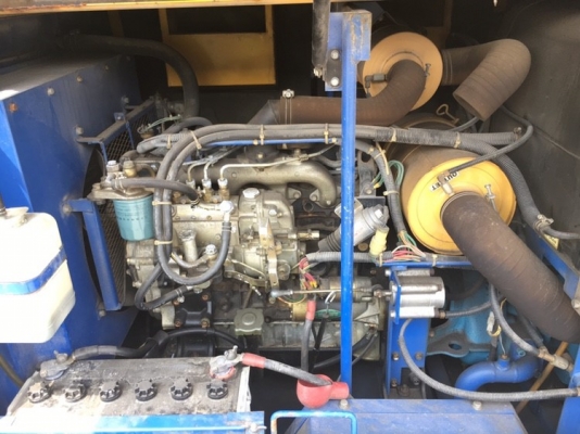 DENYO DPS-180SS2 (มีล้อ): 180CFM 7บาร์ เครื่องปั๊มลม นำเข้าจากญี่ปุ่น โทร. 080-6565422 (หนิง)