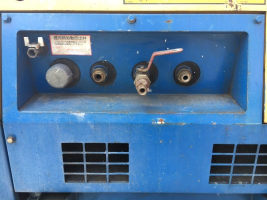 DENYO DPS-180SS2 (มีล้อ): 180CFM 7บาร์ เครื่องปั๊มลม นำเข้าจากญี่ปุ่น โทร. 080-6565422 (หนิง)