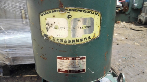 แวคคัมปั้มญี่ปุ่น VACUUM PUMP OSAKA