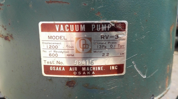 แวคคัมปั้มญี่ปุ่น VACUUM PUMP OSAKA