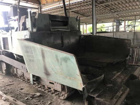 รถปูยาง VOGELE SUPPER1600 พร้อมใช้งาน รถปูยาง VOGELE SUPPER1600 พร้อมใช้งาน