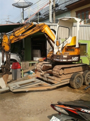 ขายแม็คโค+หัวเจาะ+เทรลเลอร์