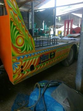 ขายรถเทลเลอร์ 10 ล้อ 1 เพลา  บรรทุกรถเกี่ย