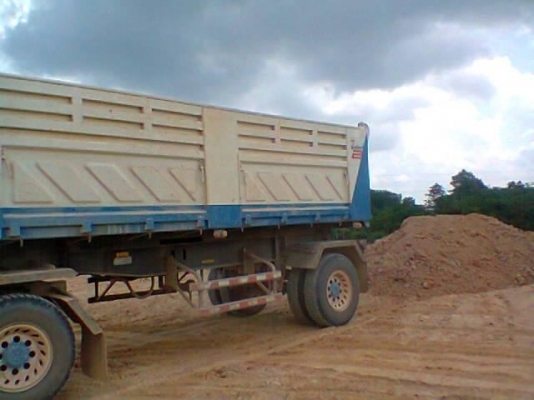 ขายหางพ่วงดั๊ม 2 เพลา ปี 55  สนใจติดต่อ 081 - 6079515