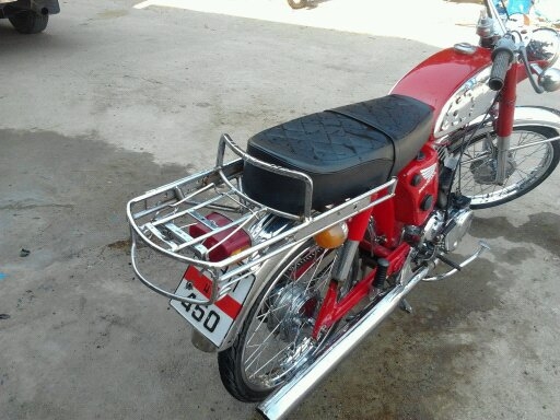 ขาย YAMAHA YL2  ทะเบียนแท้ชุบทั้งคัน สีแดงสด สวยจัดเครื่องดีพร้อมใช้ครับ