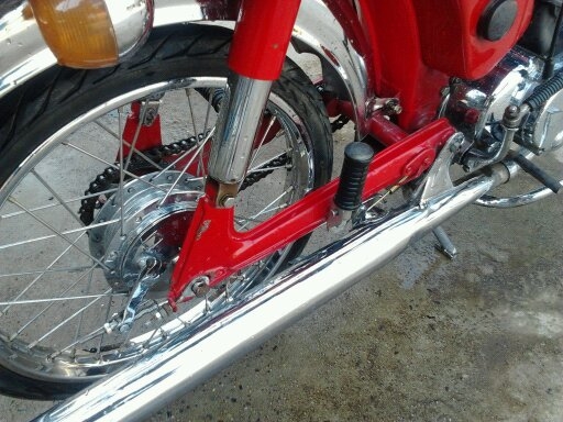 ขาย YAMAHA YL2  ทะเบียนแท้ชุบทั้งคัน สีแดงสด สวยจัดเครื่องดีพร้อมใช้ครับ