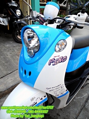 โปรโมชั่น รถสวยๆ วิ่งน้อยๆ NEW FINO ปี 2012 สี ฟ้า-ขาว วิ่ง 2000 โล ราคา 25,500 บาท