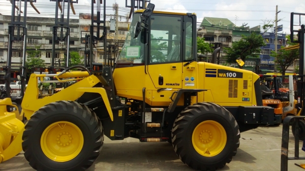 รถตักล้อยาง WA100 รุ่นใหม่ล่าสุด รถตักล้อยาง WA100 รุ่นใหม่ล่าสุด