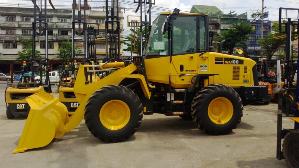 รถตักล้อยาง WA100 รุ่นใหม่ล่าสุด