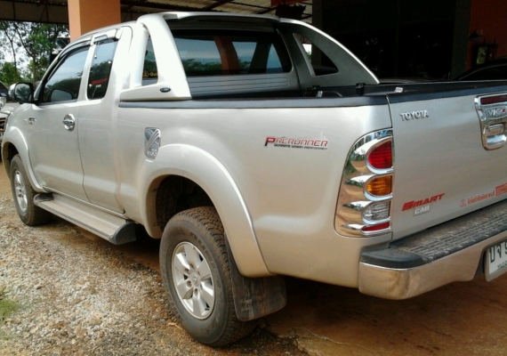 TOYOTA HILUX VIGO D4D EXTRACAB Prerunner  2.5 MT ปี 53 รถบ้านสภาพดีสีบางเดิมพร้อมใช้งาน วิ่งน้อย 52,200 กม. เครื่องดี ภายในเก๋งคอนโซลสวยจัดอุปกรณ์อำนวยความสะดวกครบพร้อม CD จอ พ.เพาเวอร์ ก.ไฟฟ้า กระบะปูพื้นยางลายเนอร์ ช่วงล่างแน่น ยางสภาพดี 80\% พร้อมใช้