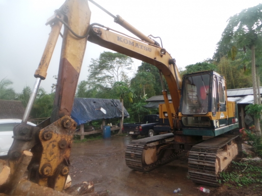 komatsu pc100L-2  รถมือคีบ เครื่องดี ปั้มไม่เยิ้ม พร้อมขายค่ะ