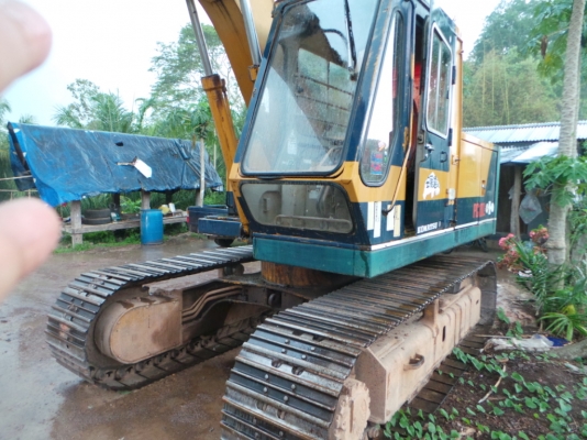komatsu pc100L-2  รถมือคีบ เครื่องดี ปั้มไม่เยิ้ม พร้อมขายค่ะ