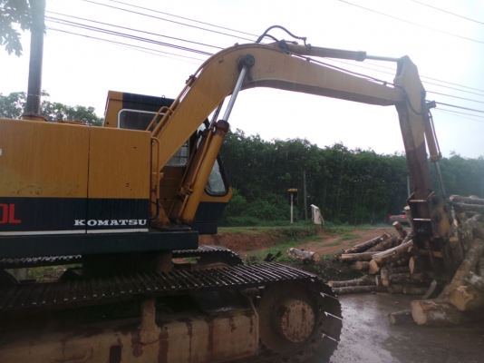 komatsu pc100L-2  รถมือคีบ เครื่องดี ปั้มไม่เยิ้ม พร้อมขายค่ะ