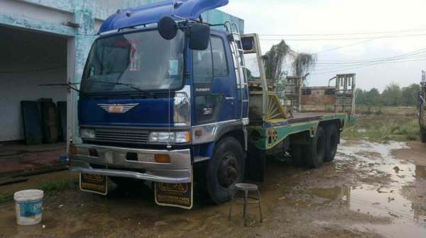 HINO   725  หัวสิงห์ไฮเทค  เทรนเลอร์รถเกี่ยว   เครื่อง  HO7D  195  แรง