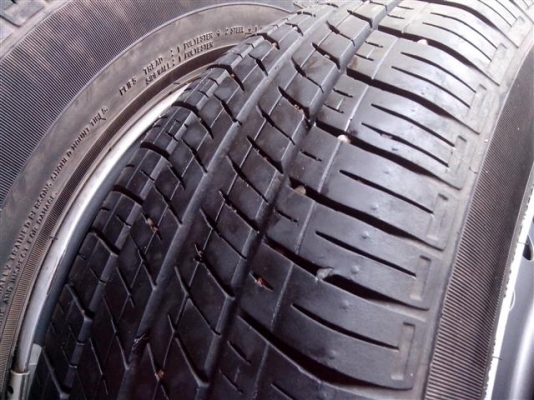 ล้อกะทะ vios 2011 ขอบ14 พร้อมยางดอกหนาๆ