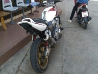 cb1300 สรรพสามิต ท่อไทเทเนียมwyvern full แต่งสวย