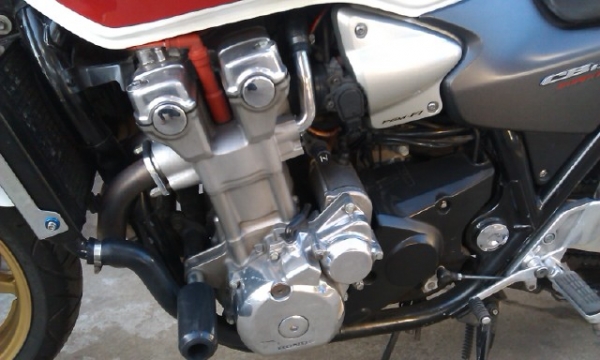 cb1300 สรรพสามิต ท่อไทเทเนียมwyvern full แต่งสวย