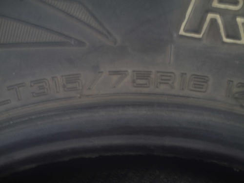 ยางMud 315-75-16 ปลายปี10