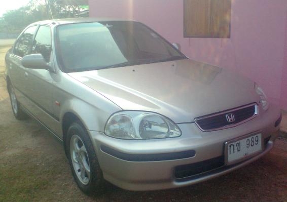 ขาย Honda civicLxi1.6ปี99 เครื่องดี เดิมบางทั้งคันรถบ้านใช้เองทะเบียนสวย