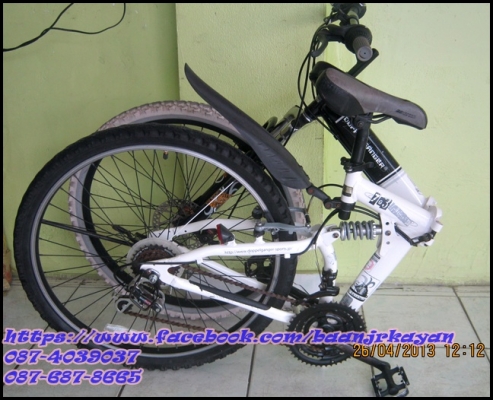 DOPPELGANGER (DG) จักรยานพับ 703 laid back   จักรยานเสือภูเขา พับได้ อลูมิเนียม   วงล้อ 26" โช๊กหน้า หลัง มีดิชเบรคหน้า