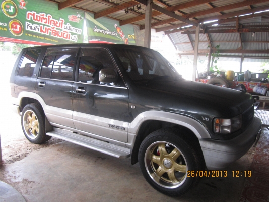 รูปมาเพิ่มแล้วครับขายทรูเปอร์1UZ ออโต้ กดสตาร์ทแก๊สใต้ท้อง80ลิตร1ถังเร่งเบามาแรงขับสบาย