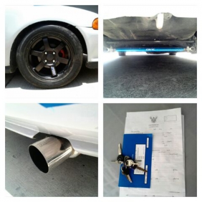 ขายรถบ้าน ชือผมใช้เองปี95สุดท้ายเครืองZC1600 หัวฉีดSUNROOFแท้เบาะBRIDEคูMAX TE37 ปัดหลัง รถมีเสนห่