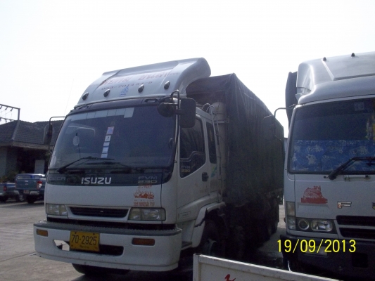 ขายรถบรรทุก12ล้ออีชูซุ230แรงปี47กระบะเหล็กสามมิตร