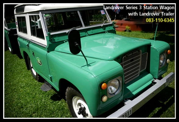 ขายแล้วครับ...Landrover Series 3 แวนช่วงสั้น พร้อมพ่วงเทเลอร์ ขายแล้วครับ...Landrover Series 3 แวนช่วงสั้น พร้อมพ่วงเทเลอร์