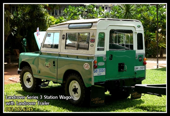 ขายแล้วครับ...Landrover Series 3 แวนช่วงสั้น พร้อมพ่วงเทเลอร์ ขายแล้วครับ...Landrover Series 3 แวนช่วงสั้น พร้อมพ่วงเทเลอร์