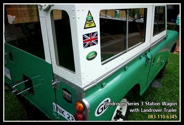 ขายแล้วครับ...Landrover Series 3 แวนช่วงสั้น พร้อมพ่วงเทเลอร์ ขายแล้วครับ...Landrover Series 3 แวนช่วงสั้น พร้อมพ่วงเทเลอร์