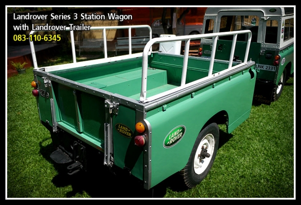 ขายแล้วครับ...Landrover Series 3 แวนช่วงสั้น พร้อมพ่วงเทเลอร์ ขายแล้วครับ...Landrover Series 3 แวนช่วงสั้น พร้อมพ่วงเทเลอร์