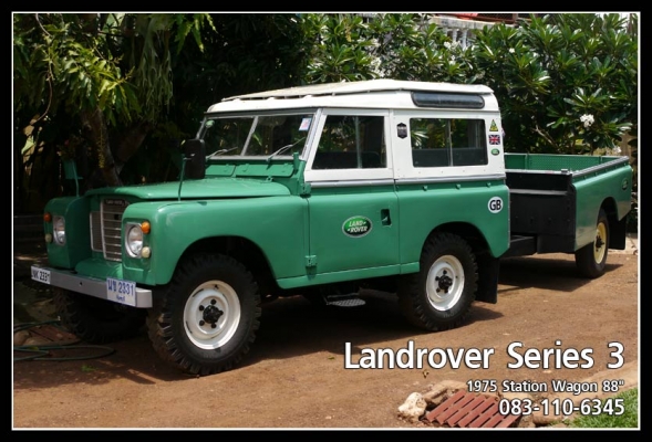 ขายแล้วครับ...Landrover Series 3 แวนช่วงสั้น พร้อมพ่วงเทเลอร์