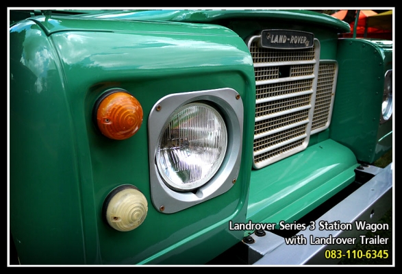 ขายแล้วครับ...Landrover Series 3 แวนช่วงสั้น พร้อมพ่วงเทเลอร์ ขายแล้วครับ...Landrover Series 3 แวนช่วงสั้น พร้อมพ่วงเทเลอร์
