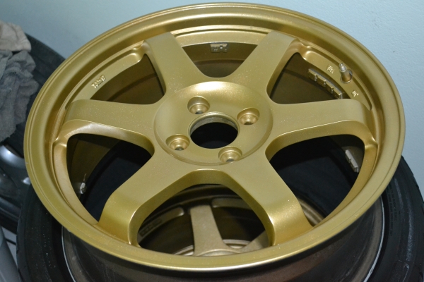 ขาย TE37 ขอบ 17 4/100 พร้อมยาง