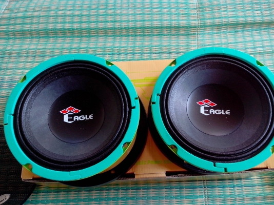 ขายลำโพงเสียงกลาง6.5 อีเกิลพร้อมฝาปิด