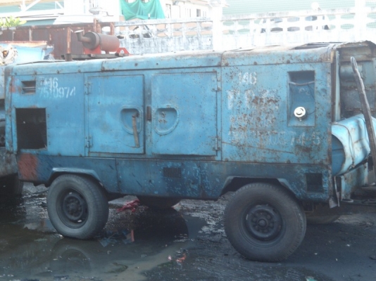 ปั้มลมสนาม AIRMAN PDS 370CFM พร้อมใช้งาน เครื่อง ISUZU 6 สูบ รับประกัน ให้ครับ